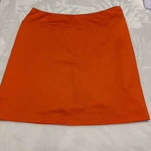 Amazon EKOUAER Bright Orange Women's Skort Sz. Lg